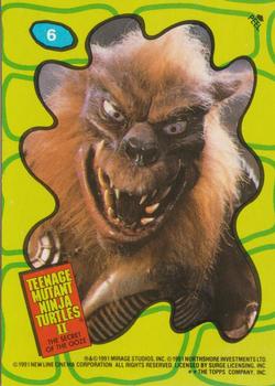 1991 Topps Teenage Mutant Ninja Turtles II: The Secret of the Ooze - Stickers #6 Teenage Mutant Ninja Turtles Front