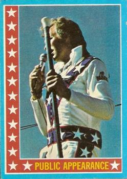 1974 Topps Evel Knievel #21 Public Appearance Front