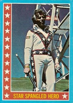 1974 Topps Evel Knievel #35 Star Spangled Hero Front