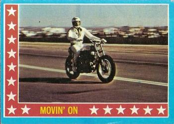 1974 Topps Evel Knievel #4 Movin' On Front