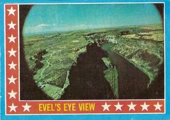 1974 Topps Evel Knievel #53 Evel's Eye View Front