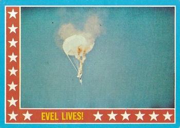 1974 Topps Evel Knievel #58 Evel Lives! Front