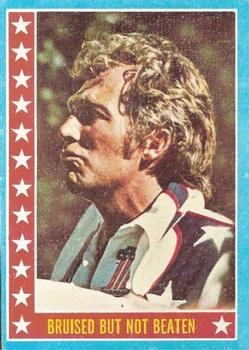 1974 Topps Evel Knievel #59 Bruised But Not Beaten Front