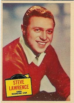 1957 Topps Hit Stars #12 Steve Lawrence Front
