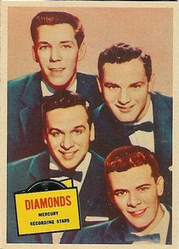 1957 Topps Hit Stars #22 The Diamonds Front