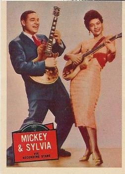 1957 Topps Hit Stars #2 Mickey & Sylvia Front