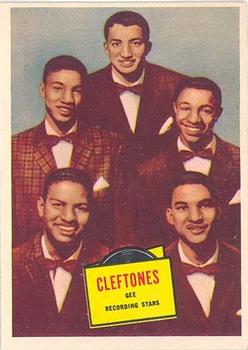 1957 Topps Hit Stars #42 The Cleftones Front