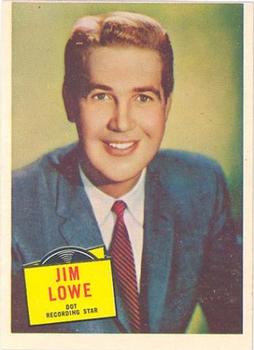1957 Topps Hit Stars #49 Jim Lowe Front