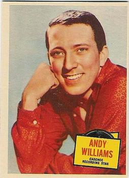1957 Topps Hit Stars #55 Andy Williams Front