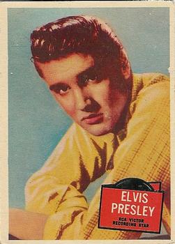 1957 Topps Hit Stars #59 Elvis Presley Front