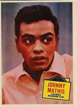 1957 Topps Hit Stars #6 Johnny Mathis Front