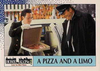 1992 Topps Home Alone 2 #26 A Pizza and a Limo Front
