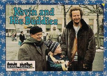 1992 Topps Home Alone 2 - Stickers #NNO Kevin and His Buddies Front