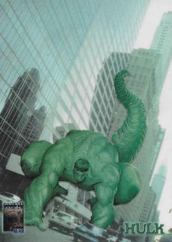 1997 Fleer/SkyBox Marvel Premium QFX - PhotoGrafix ClearChrome #3 Hulk Front