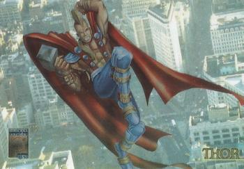 1997 Fleer/SkyBox Marvel Premium QFX - PhotoGrafix ClearChrome #9 Thor Front