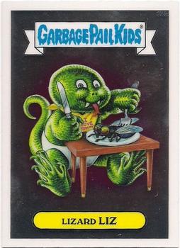 2013 Topps Chrome Garbage Pail Kids 1985 Original Series 1 #38b Lizard Liz Front