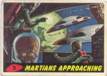 1962 Topps Mars Attacks #2 Martians Approaching Front