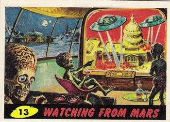 1962 Topps Mars Attacks #13 Watching from Mars Front