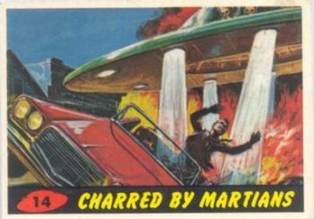 1962 Topps Mars Attacks #14 Charred by Martians Front
