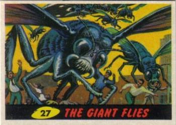 1962 Topps Mars Attacks #27 The Giant Flies Front