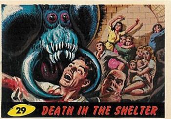1962 Topps Mars Attacks #29 Death in the Shelter Front