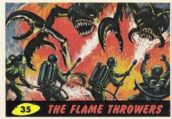 1962 Topps Mars Attacks #35 The Flame Throwers Front