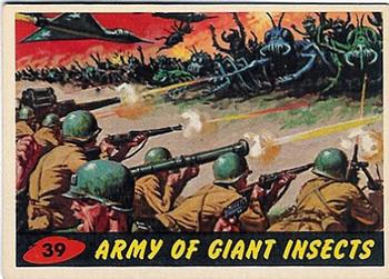 1962 Topps Mars Attacks #39 Army of Giant Insects Front