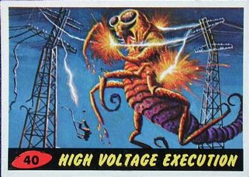1962 Topps Mars Attacks #40 High Voltage Execution Front