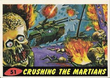 1962 Topps Mars Attacks #51 Crushing the Martians Front