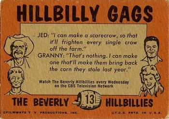 1963 Topps Beverly Hillbillies #13 Home Sweet Home Back