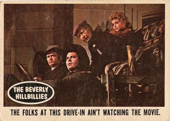 1963 Topps Beverly Hillbillies #20 The folks at this drive-in ain't watching the movie. Front