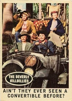 1963 Topps Beverly Hillbillies #36 Ain't they ever seen a convertible before? Front