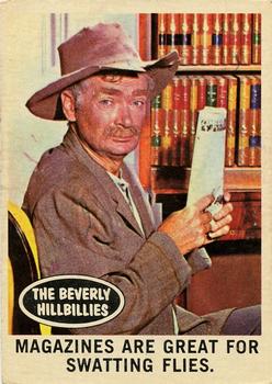 1963 Topps Beverly Hillbillies #42 Magazines are great for swatting flies. Front