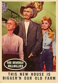 1963 Topps Beverly Hillbillies #45 This new house is bigger'n our old farm Front
