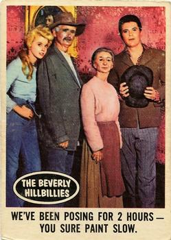 1963 Topps Beverly Hillbillies #62 We've been posing for 2 hours - You sure paint slow. Front