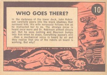 1966 Topps Lost in Space #10 Who Goes There? Back