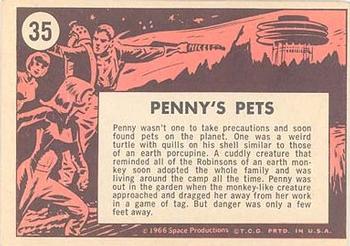 1966 Topps Lost in Space #35 Penny's Pets Back
