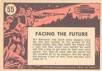 1966 Topps Lost in Space #55 Facing The Future Back