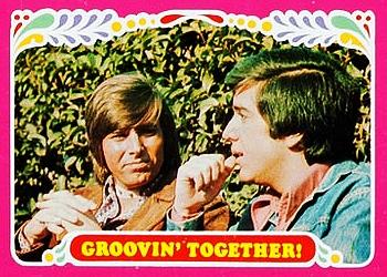1971 Topps Getting Together With Bobby Sherman #4 Groovin' Together! Front