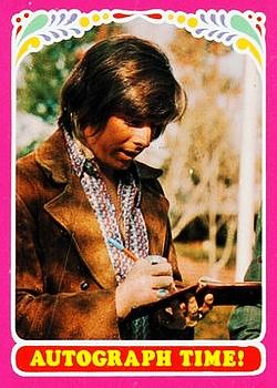 1971 Topps Getting Together With Bobby Sherman #18 Autograph Time! Front