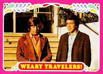 1971 Topps Getting Together With Bobby Sherman #23 Weary Travelers! Front