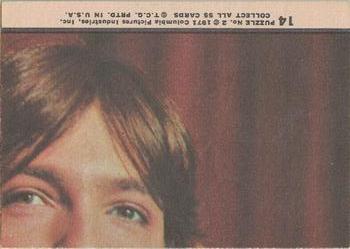 1971 Topps The Partridge Family Series 1 #14 Going On Tour Back