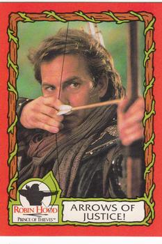 1991 Topps Robin Hood: Prince of Thieves (88) #6 Arrows of Justice! Front