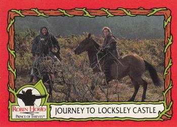 1991 Topps Robin Hood: Prince of Thieves (88) #10 Journey to Locksley Castle Front