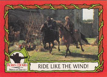 1991 Topps Robin Hood: Prince of Thieves (88) #15 Ride Like the Wind! Front