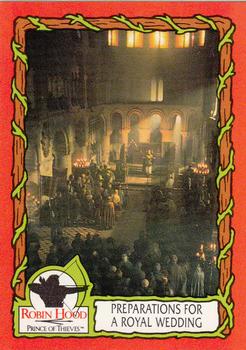 1991 Topps Robin Hood: Prince of Thieves (88) #66 Preparations for a Royal Wedding Front