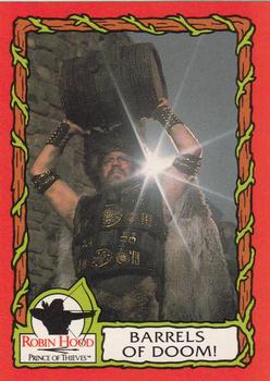 1991 Topps Robin Hood: Prince of Thieves (88) #68 Barrels of Doom! Front