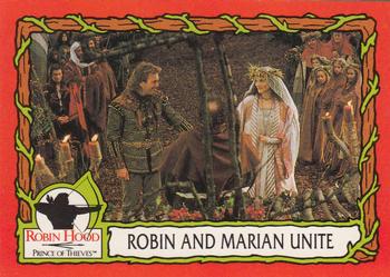 1991 Topps Robin Hood: Prince of Thieves (88) #87 Robin and Marian Unite Front
