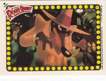 1987 Topps Who Framed Roger Rabbit - Stickers #12 Red 1st column bottom Front