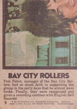 1975 Topps Bay City Rollers #9 Woody's Blues Back